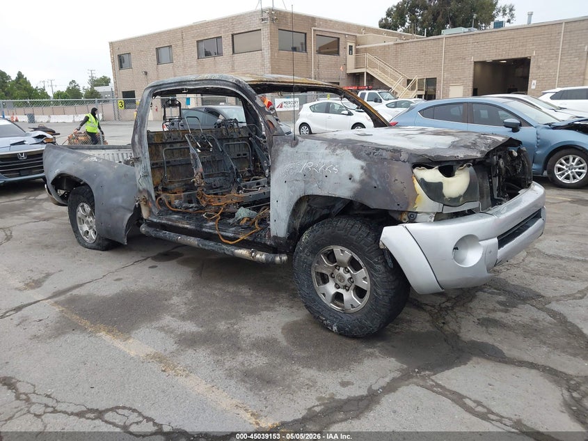 2011 Toyota Tacoma VIN 5TFTX4GN6BX005117 IAAI salvage auction — BURN, Non-Repairable (California), sold $425 on 2026-07-13 (photo 1)