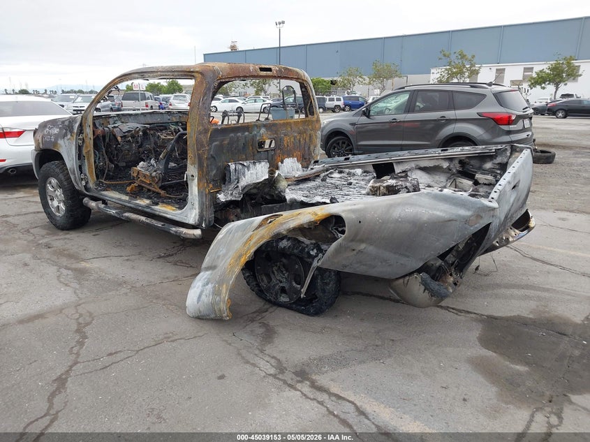 2011 Toyota Tacoma VIN 5TFTX4GN6BX005117 IAAI salvage auction — BURN, Non-Repairable (California), sold $425 on 2026-07-13 (photo 3)