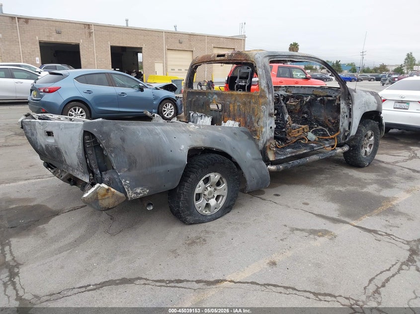 2011 Toyota Tacoma VIN 5TFTX4GN6BX005117 IAAI salvage auction — BURN, Non-Repairable (California), sold $425 on 2026-07-13 (photo 4)