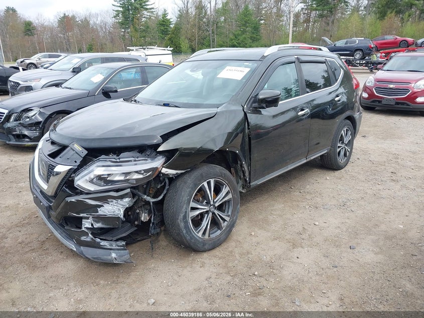 2017 Nissan Rogue VIN 5N1AT2MV0HC755474 IAAI salvage auction — LEFT FRONT, Salvage (Massachusetts), sold $1,300 on 2026-07-18 (photo 2)
