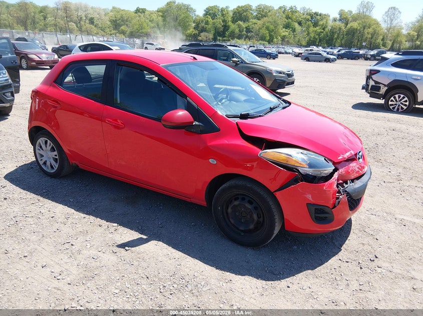 2012 Mazda 2 VIN JM1DE1KZ2C0131813 IAAI salvage auction — FRONT END, Salvage (New Jersey), sold $425 on 2026-08-01 (photo 1)