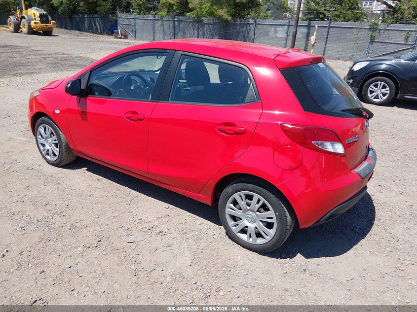 2012 Mazda 2 VIN JM1DE1KZ2C0131813 IAAI salvage auction — FRONT END, Salvage (New Jersey), sold $425 on 2026-08-01 (photo 3)