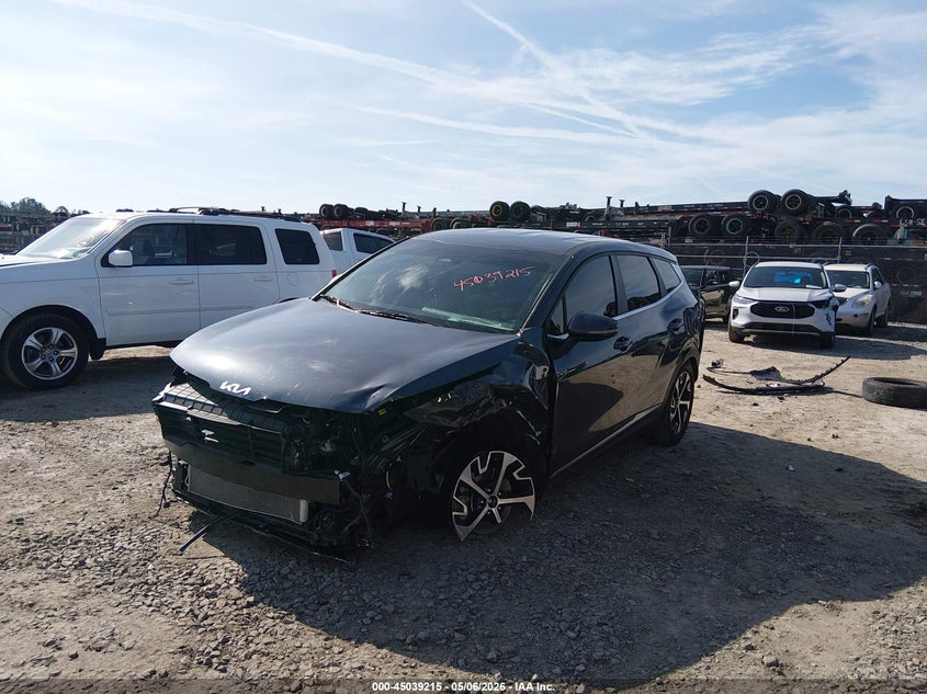 2024 Kia Sportage VIN 5XYK33DF6RG145356 IAAI salvage auction — FRONT & REAR, Salvage (Georgia), sold $5,300 on 2026-07-17 (photo 6)