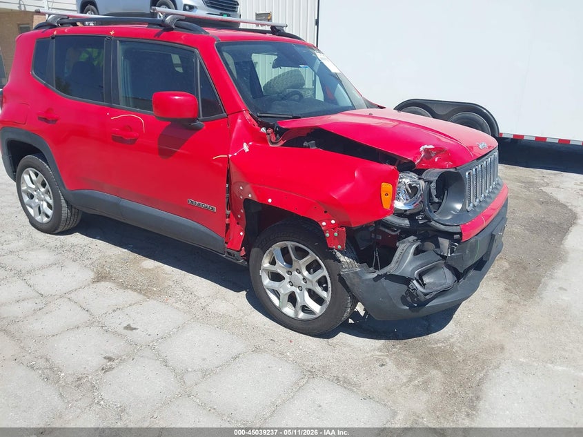2018 Jeep Renegade VIN ZACCJBBB9JPJ07707 IAAI salvage auction — RIGHT FRONT, Salvage (Illinois), sold $950 on 2026-07-28 (photo 1)