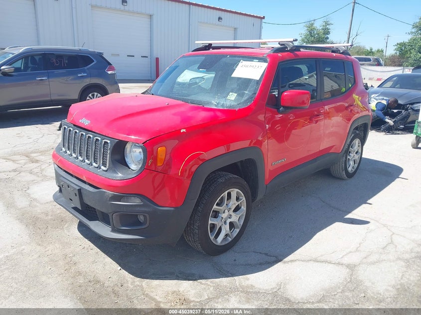 2018 Jeep Renegade VIN ZACCJBBB9JPJ07707 IAAI salvage auction — RIGHT FRONT, Salvage (Illinois), sold $950 on 2026-07-28 (photo 2)