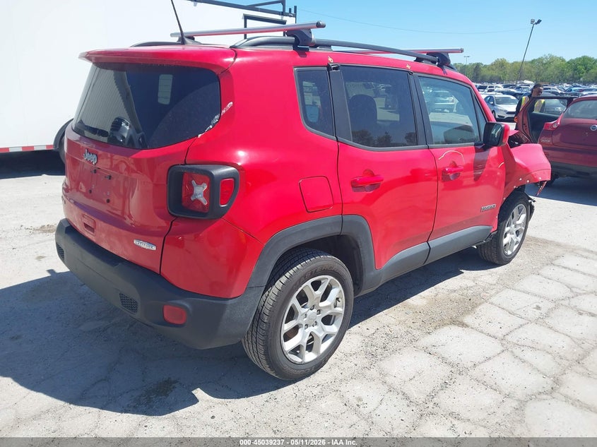 2018 Jeep Renegade VIN ZACCJBBB9JPJ07707 IAAI salvage auction — RIGHT FRONT, Salvage (Illinois), sold $950 on 2026-07-28 (photo 4)