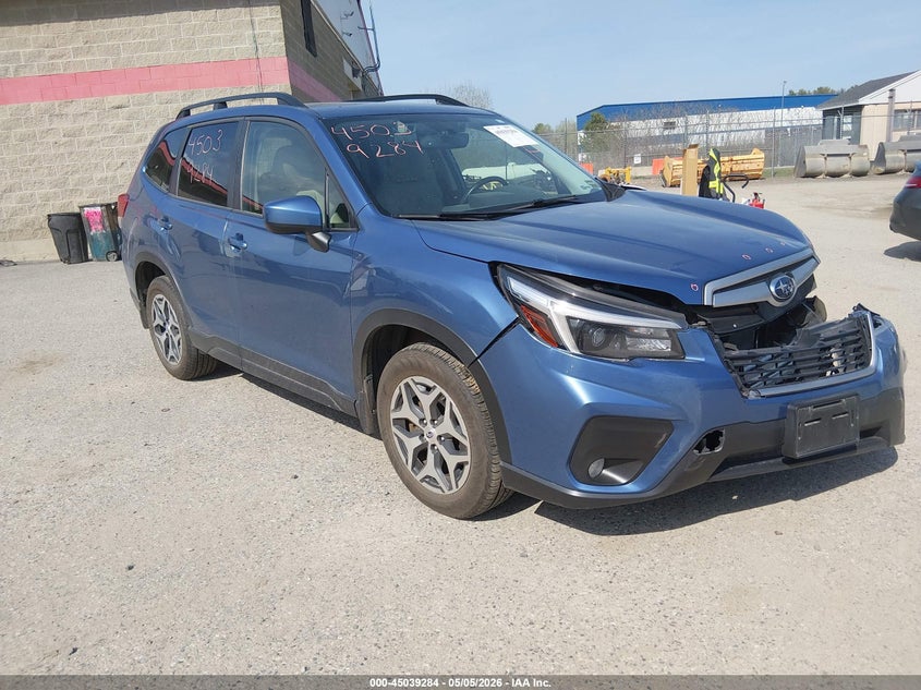 2021 Subaru Forester VIN JF2SKAFC2MH588163 IAAI salvage auction — FRONT END, Salvage (Maine), sold $5,300 on 2026-07-20 (photo 1)
