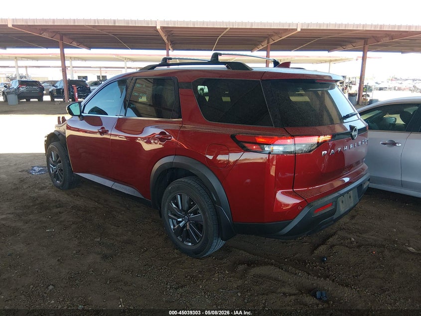 2022 Nissan Pathfinder VIN 5N1DR3BA0NC243758 IAAI salvage auction — FRONT END, Salvage Title, sold $7,300 on 2026-09-05 (photo 3)
