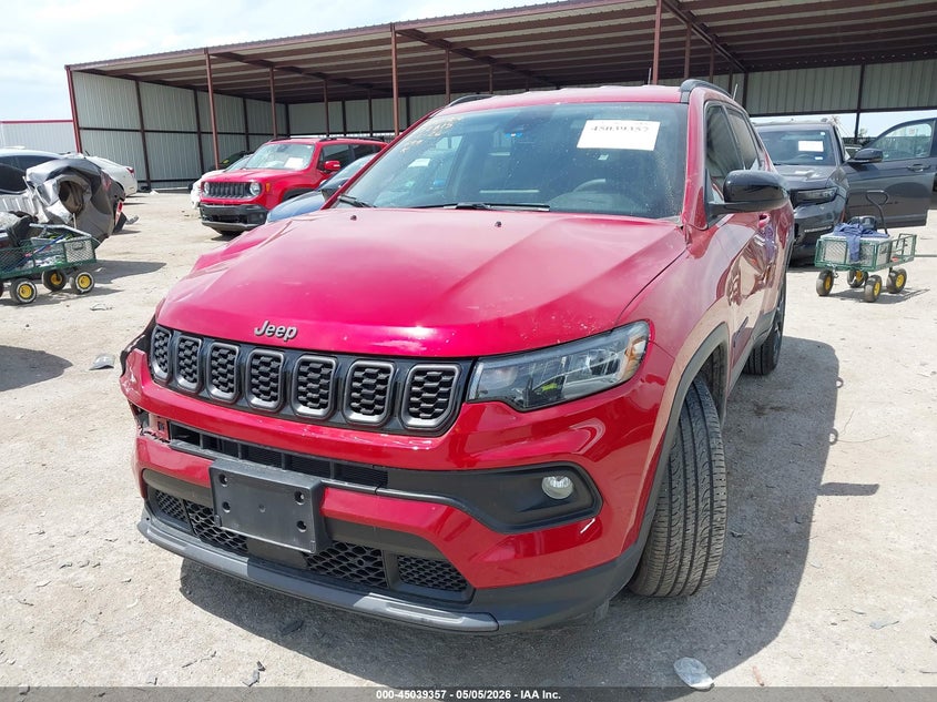 2026 Jeep Compass VIN 3C4NJDBNXTT163099 IAAI salvage auction — RIGHT FRONT, Original (Texas), sold $5,900 on 2026-07-17 (photo 2)