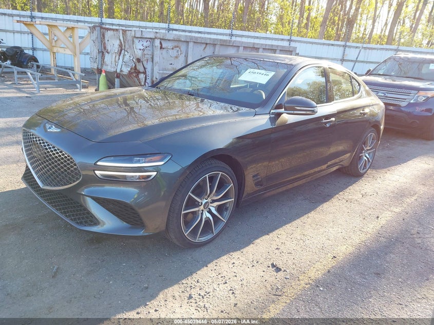 2022 Genesis G70 VIN KMTG34TA3NU099772 IAAI salvage auction — ROOF, Clear (Michigan), sold $11,800 on 2026-07-13 (photo 2)