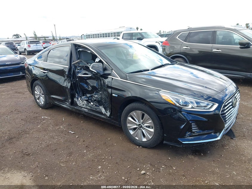 2018 Hyundai Sonata VIN KMHE24L39JA083660 IAAI salvage auction — RIGHT SIDE, Salvage (California), sold $1,550 on 2026-07-27 (photo 1)