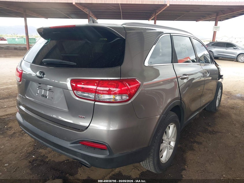 2016 Kia Sorento VIN 5XYPG4A35GG158008 IAAI salvage auction — UNKNOWN, Salvage (Arizona), sold $2,800 on 2026-07-07 (photo 4)