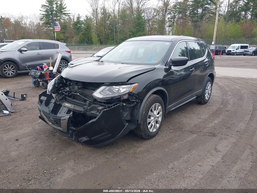 2018 Nissan Rogue VIN KNMAT2MV5JP585941 IAAI salvage auction — FRONT END, Salvage (Massachusetts), sold $2,350 on 2026-07-10 (photo 2)
