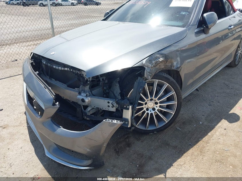 2017 Mercedes-benz C-klasse VIN WDDWK4JB0HF420576 IAAI salvage auction — FRONT END, Salvage (Texas), sold $6,650 on 2026-08-18 (photo 6)