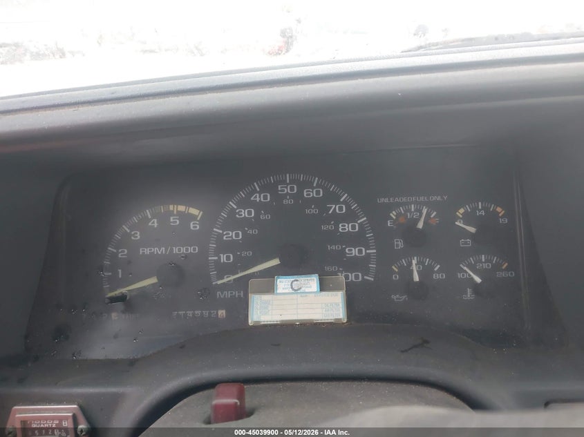 1996 Gmc SIERRA VIN 1GTGC24J2TE551932 IAAI salvage auction — BIO HAZARD, Clear-Endorsement (Wisconsin), sold $400 on 2026-07-09 (photo 7)