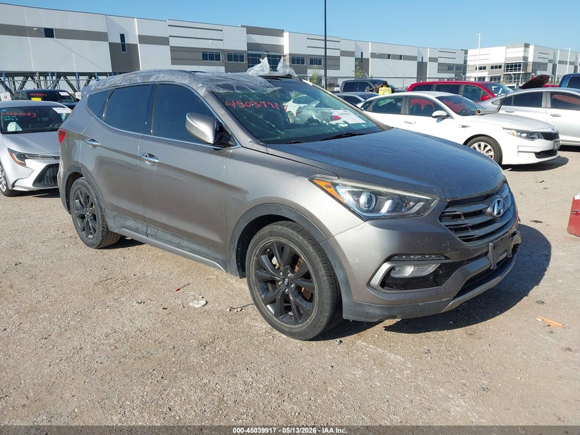 2017 Hyundai Santa fe VIN 5XYZW4LA5HG401678 IAAI salvage auction — HAIL, Original (Texas), sold $1,700 on 2026-07-28 (photo 1)