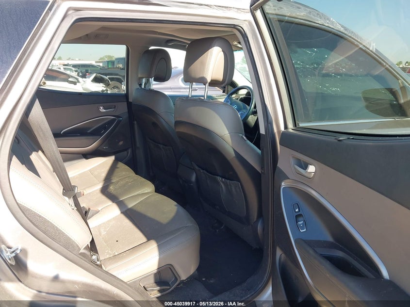 2017 Hyundai Santa fe VIN 5XYZW4LA5HG401678 IAAI salvage auction — HAIL, Original (Texas), sold $1,700 on 2026-07-28 (photo 8)