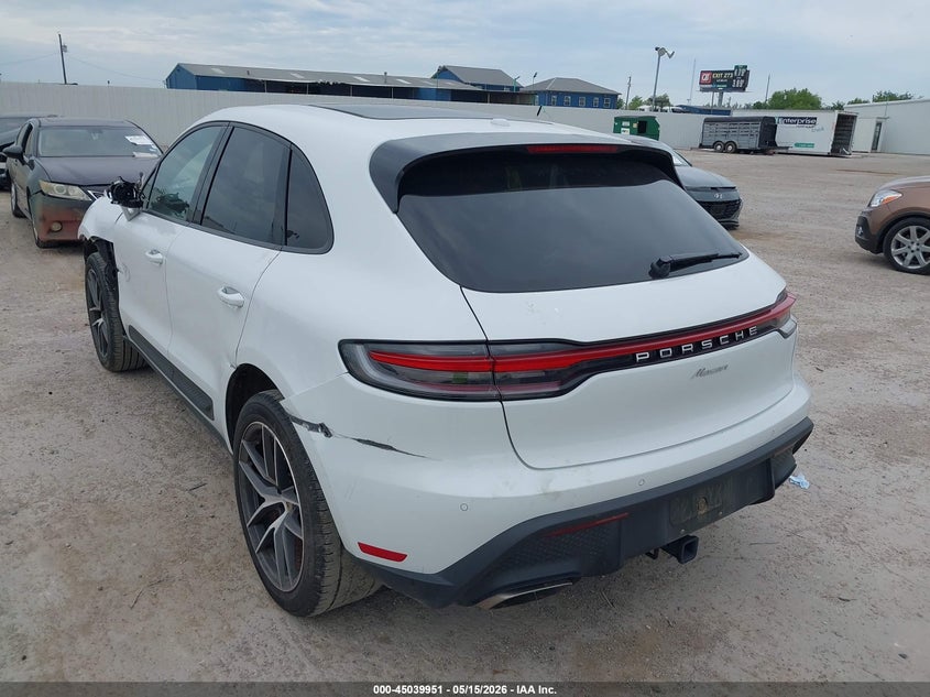 2024 Porsche Macan VIN WP1AA2A50RLB13383 IAAI salvage auction — FRONT END, Salvage Title, sold $19,500 on 2026-08-10 (photo 3)