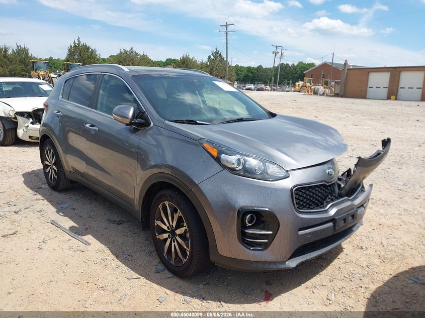 2017 Kia Sportage VIN KNDPN3AC2H7220592 IAAI salvage auction — FRONT END, Salvage (North Carolina), sold $2,800 on 2026-07-27 (photo 1)