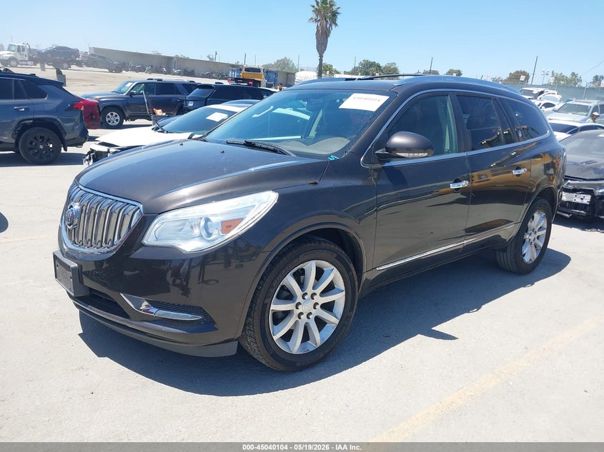 2013 Buick Enclave VIN 5GAKRDKD5DJ268694 IAAI salvage auction — RIGHT FRONT, Salvage (California), sold $2,000 on 2026-07-22 (photo 2)