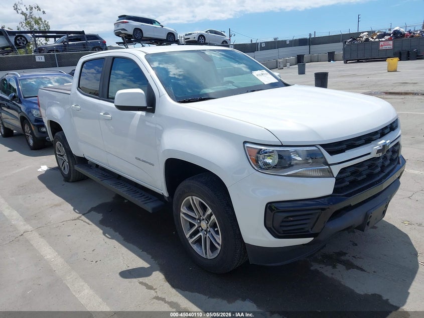 2022 Chevrolet Colorado VIN 1GCGSBEA7N1271029 IAAI salvage auction — LEFT REAR, Salvage (California), sold $10,000 on 2026-07-29 (photo 1)