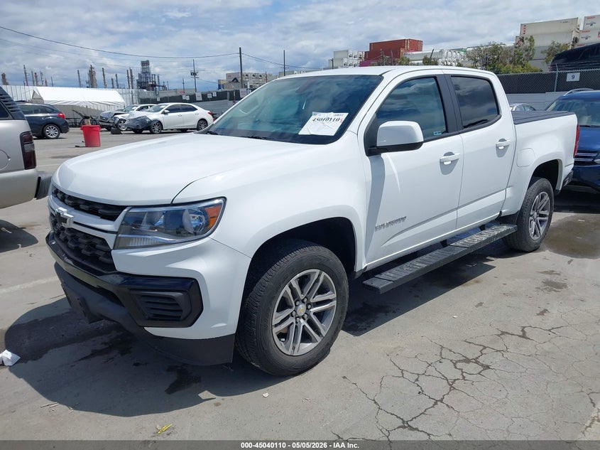 2022 Chevrolet Colorado VIN 1GCGSBEA7N1271029 IAAI salvage auction — LEFT REAR, Salvage (California), sold $10,000 on 2026-07-29 (photo 2)