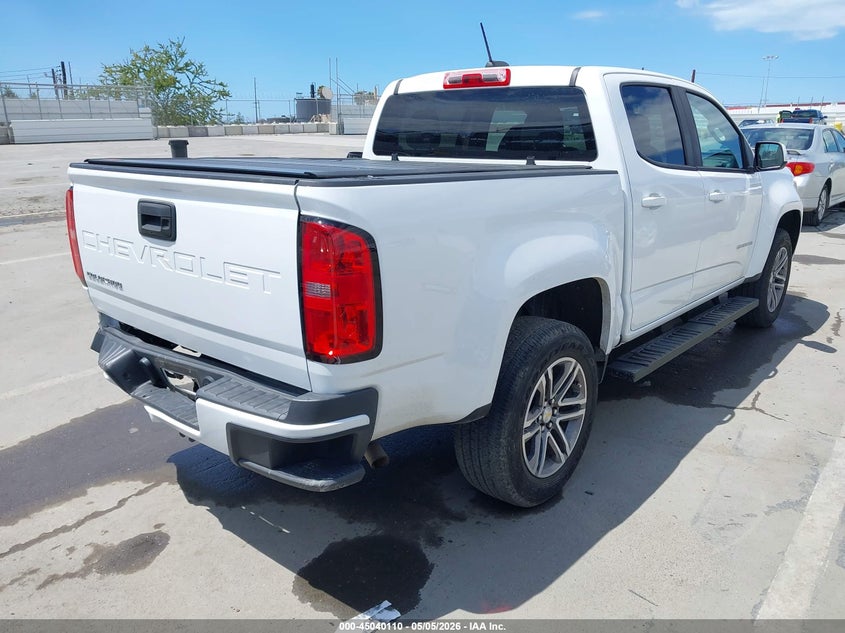 2022 Chevrolet Colorado VIN 1GCGSBEA7N1271029 IAAI salvage auction — LEFT REAR, Salvage (California), sold $10,000 on 2026-07-29 (photo 4)
