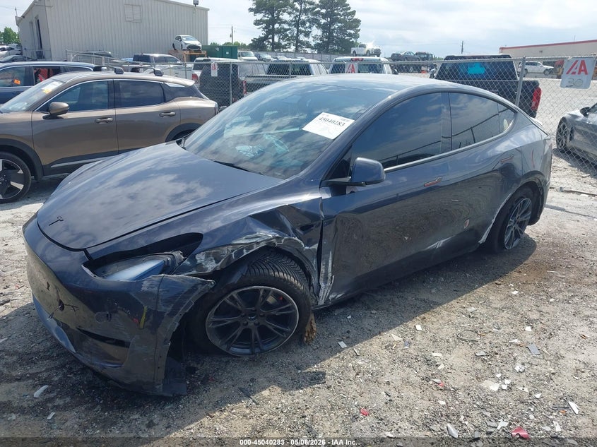 2024 Tesla Model y VIN 7SAYGDED3RA303984 IAAI salvage auction — FRONT END, Salvage (Georgia), sold $7,000 on 2026-07-29 (photo 2)