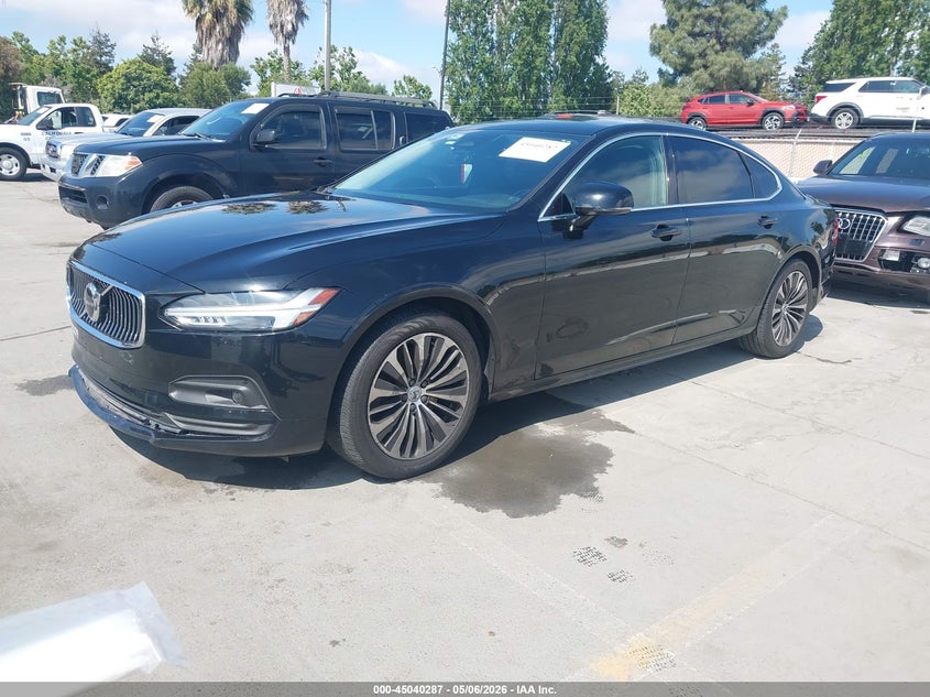 2022 Volvo S90 VIN LVY062MK8NP252351 IAAI salvage auction — RIGHT FRONT, Salvage (California), sold $1,050 on 2026-07-29 (photo 2)