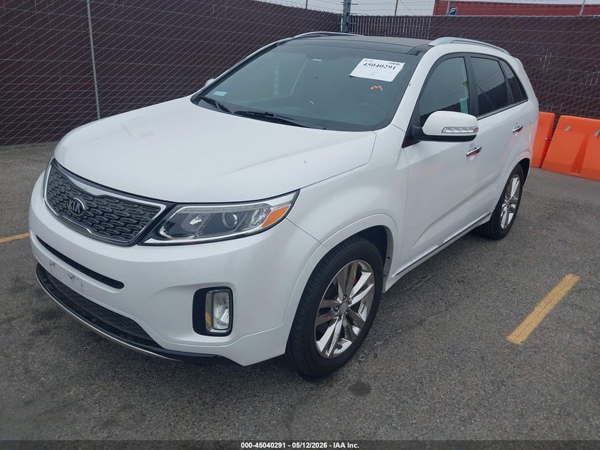 2015 Kia Sorento VIN 5XYKW4A75FG635969 IAAI salvage auction — REAR END, Salvage (California), sold $2,450 on 2026-07-06 (photo 2)