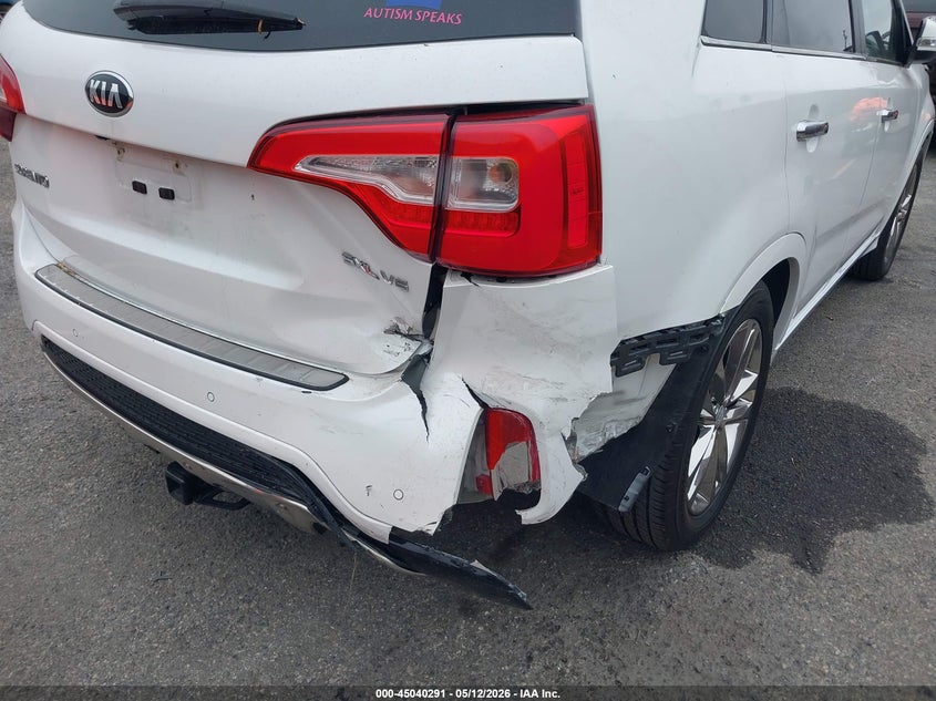 2015 Kia Sorento VIN 5XYKW4A75FG635969 IAAI salvage auction — REAR END, Salvage (California), sold $2,450 on 2026-07-06 (photo 6)