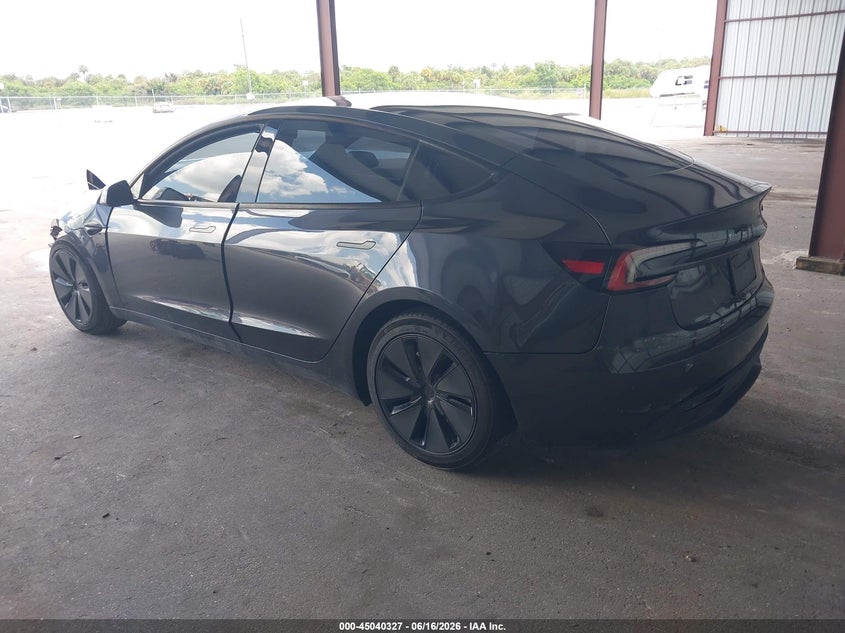 2025 Tesla Model 3 VIN 5YJ3E1EA3SF999482 IAAI salvage auction — FRONT END, Clear (Florida), sold $6,000 on 2026-07-08 (photo 3)