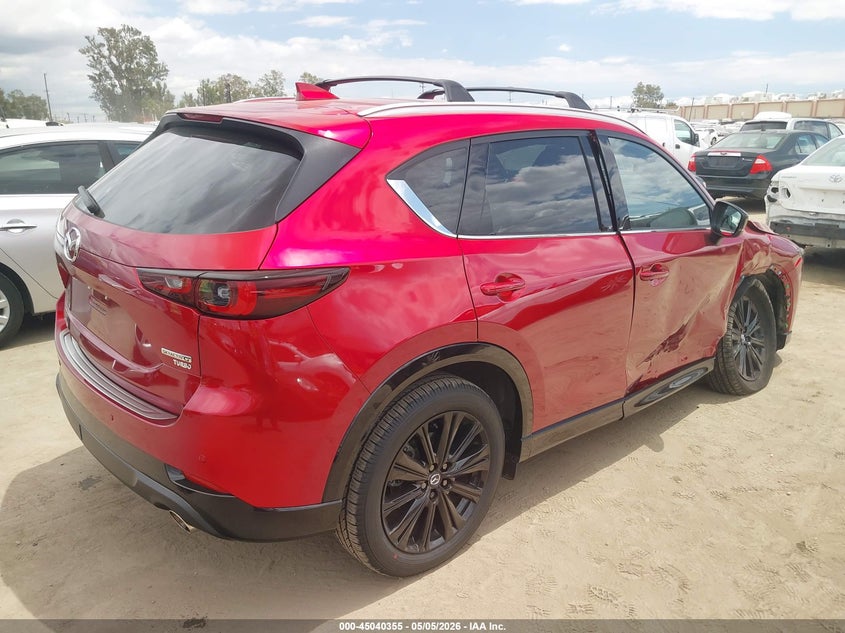 2025 Mazda Cx-5 VIN JM3KFBDY9S0581267 IAAI salvage auction — RIGHT FRONT, Salvage Title, sold $11,750 on 2026-09-28 (photo 4)