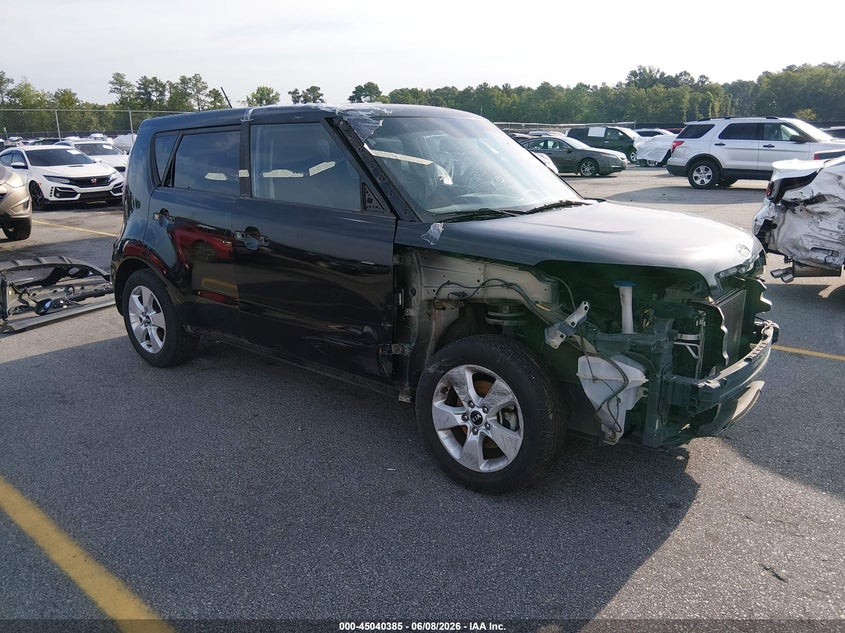 2019 Kia Soul VIN KNDJN2A25K7915938 IAAI salvage auction — FRONT END, Salvage Title, sold $1,675 on 2026-07-08 (photo 1)