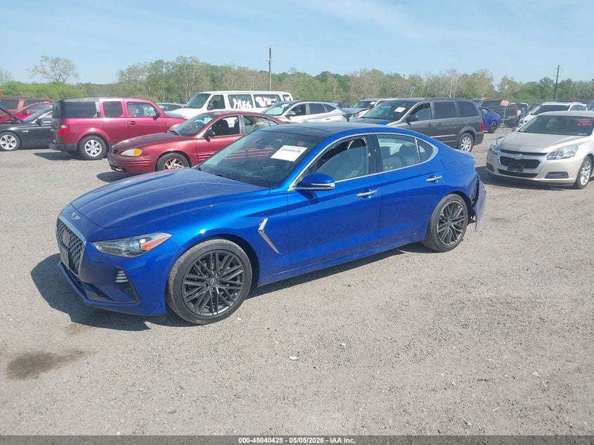 2019 Genesis G70 VIN KMTG44LA7KU018104 IAAI salvage auction — REAR END, Salvage - Greater Than 75% (Maryland), sold $4,550 on 2026-07-20 (photo 2)