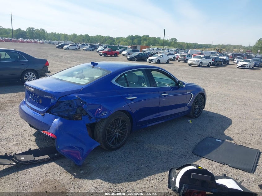 2019 Genesis G70 VIN KMTG44LA7KU018104 IAAI salvage auction — REAR END, Salvage - Greater Than 75% (Maryland), sold $4,550 on 2026-07-20 (photo 4)