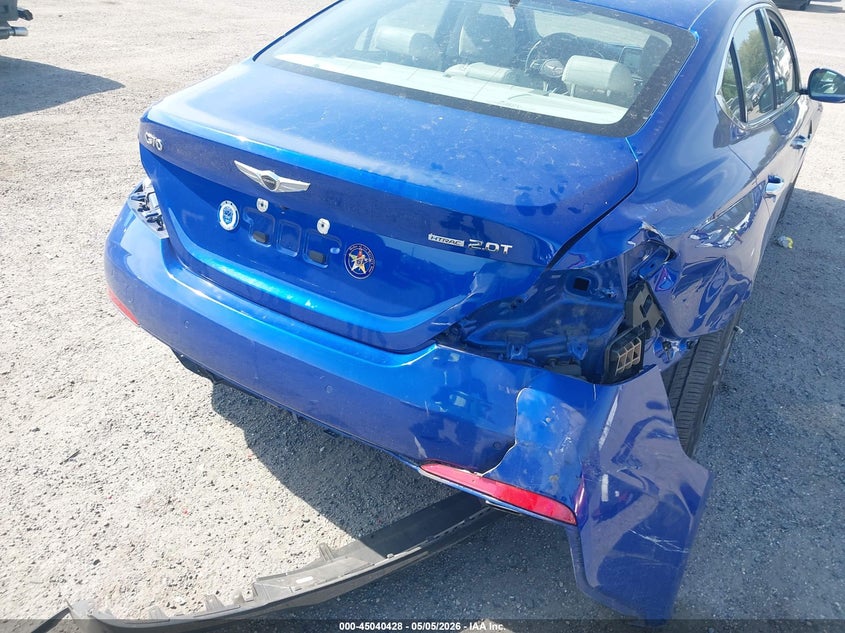 2019 Genesis G70 VIN KMTG44LA7KU018104 IAAI salvage auction — REAR END, Salvage - Greater Than 75% (Maryland), sold $4,550 on 2026-07-20 (photo 6)
