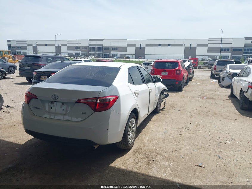 2017 Toyota Corolla VIN 5YFBURHE7HP664735 IAAI salvage auction — FRONT END, Salvage (Texas), sold $1,825 on 2026-07-14 (photo 4)
