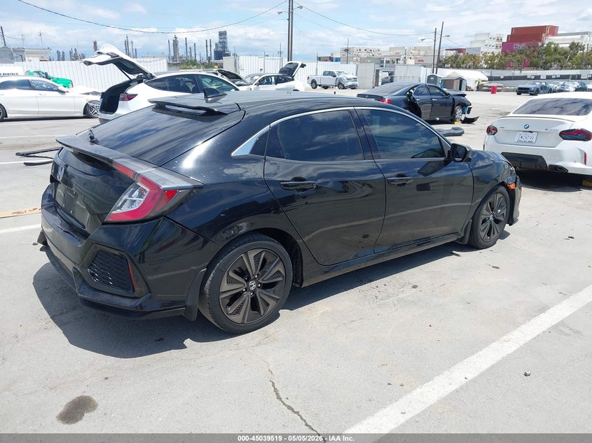 2018 Honda Civic VIN SHHFK7H53JU429325 IAAI salvage auction — LEFT SIDE, Salvage Title, sold $4,150 on 2026-07-15 (photo 4)
