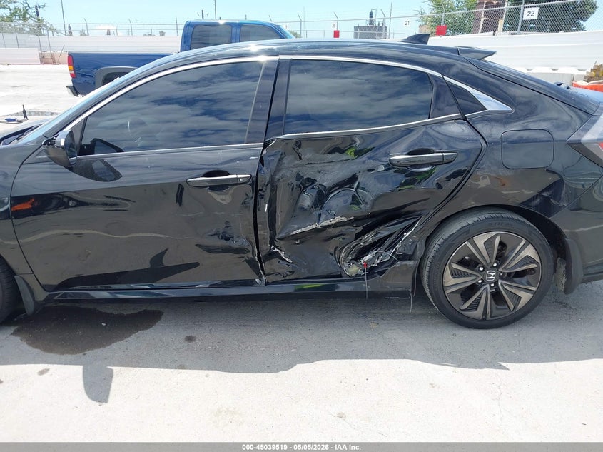 2018 Honda Civic VIN SHHFK7H53JU429325 IAAI salvage auction — LEFT SIDE, Salvage Title, sold $4,150 on 2026-07-15 (photo 6)