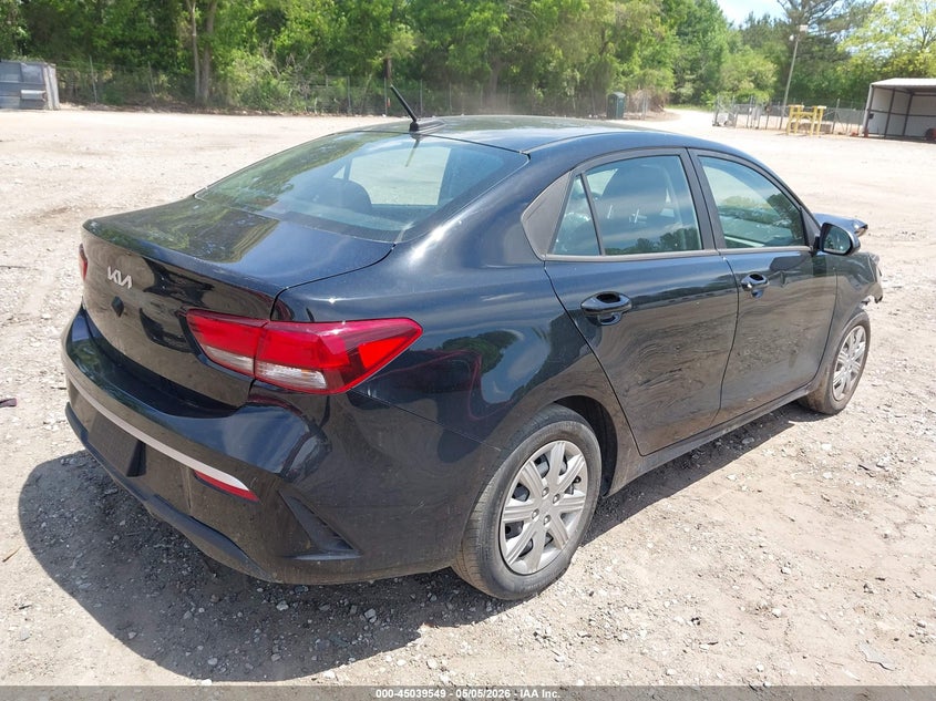 2023 Kia Rio VIN 3KPA24AD7PE533763 IAAI salvage auction — FRONT END, Salvage (Georgia), sold $1,950 on 2026-07-09 (photo 4)