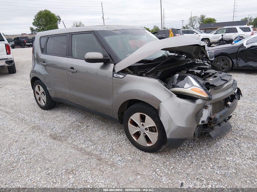 2016 Kia Soul VIN KNDJN2A27G7278350 IAAI salvage auction — FRONT END, Salvage (Missouri), sold $25 on 2026-07-06 (photo 1)
