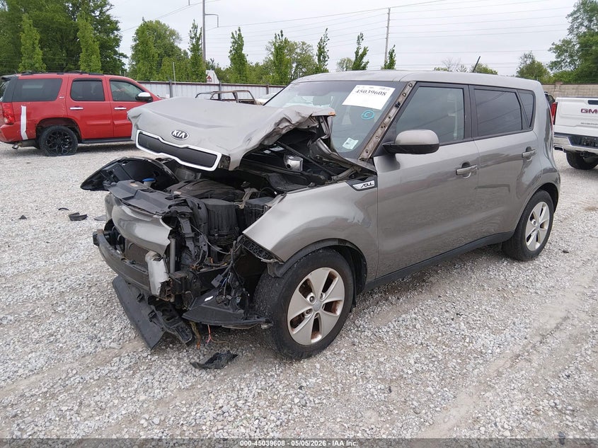 2016 Kia Soul VIN KNDJN2A27G7278350 IAAI salvage auction — FRONT END, Salvage (Missouri), sold $25 on 2026-07-06 (photo 2)