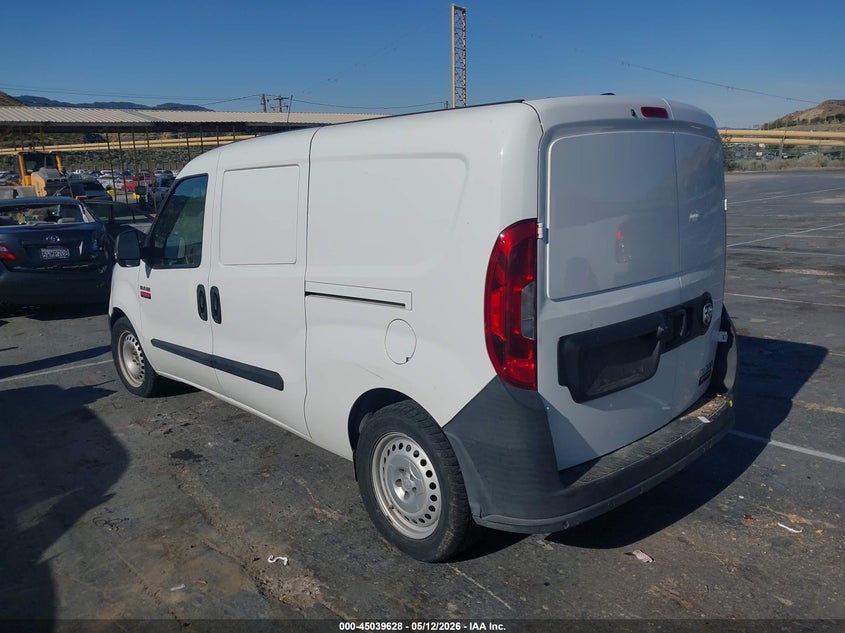 2018 Ram Promaster city VIN ZFBERFAB4J6J06855 IAAI salvage auction — RIGHT SIDE, Salvage (California), sold $2,550 on 2026-07-08 (photo 3)