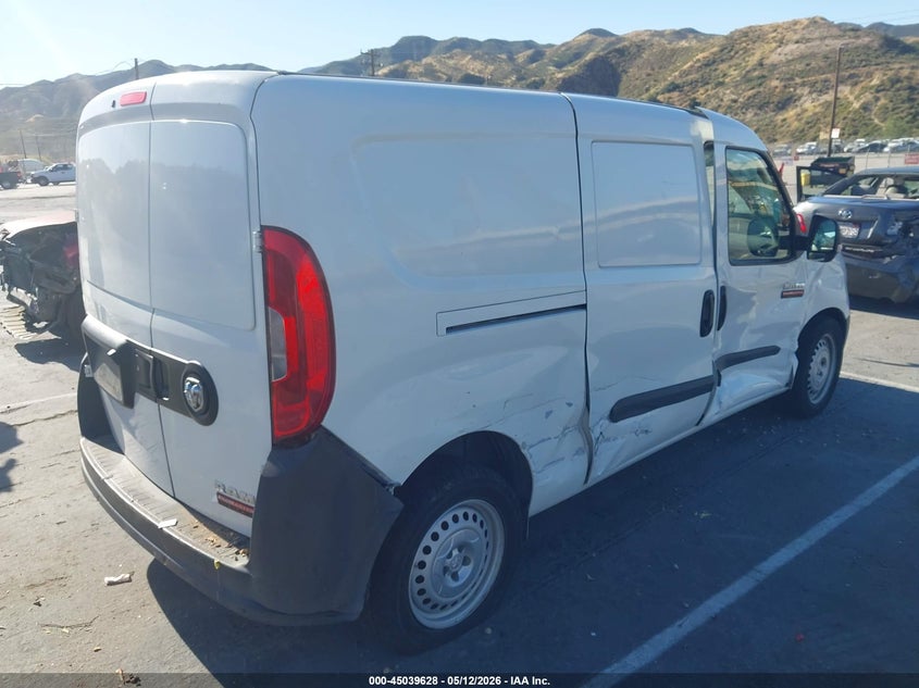 2018 Ram Promaster city VIN ZFBERFAB4J6J06855 IAAI salvage auction — RIGHT SIDE, Salvage (California), sold $2,550 on 2026-07-08 (photo 4)
