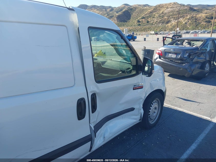 2018 Ram Promaster city VIN ZFBERFAB4J6J06855 IAAI salvage auction — RIGHT SIDE, Salvage (California), sold $2,550 on 2026-07-08 (photo 6)