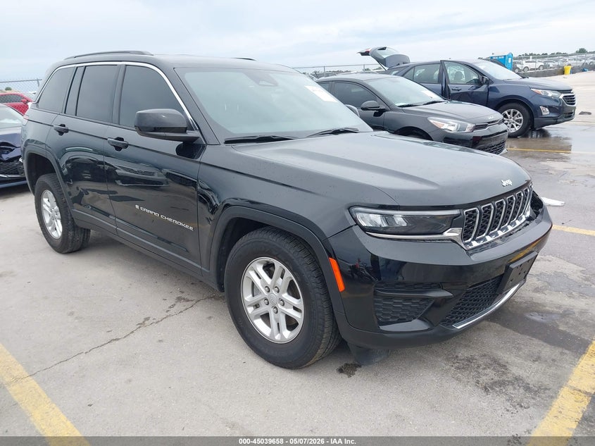 2025 Jeep Grand cherokee VIN 1C4RJGAG1SC308949 IAAI salvage auction — LEFT FRONT, Original (Texas), sold $15,200 on 2026-07-30 (photo 1)