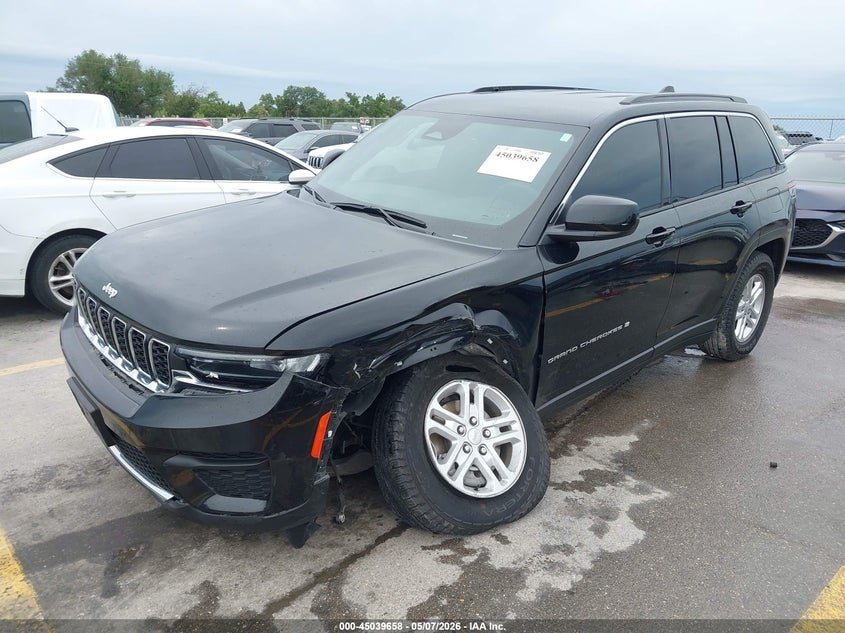 2025 Jeep Grand cherokee VIN 1C4RJGAG1SC308949 IAAI salvage auction — LEFT FRONT, Original (Texas), sold $15,200 on 2026-07-30 (photo 2)