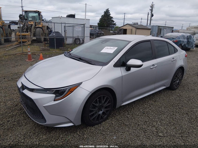 2020 Toyota Corolla VIN 5YFEPRAE4LP086309 IAAI salvage auction — FRONT END, Salvage (Oregon), sold $4,250 on 2026-07-27 (photo 2)