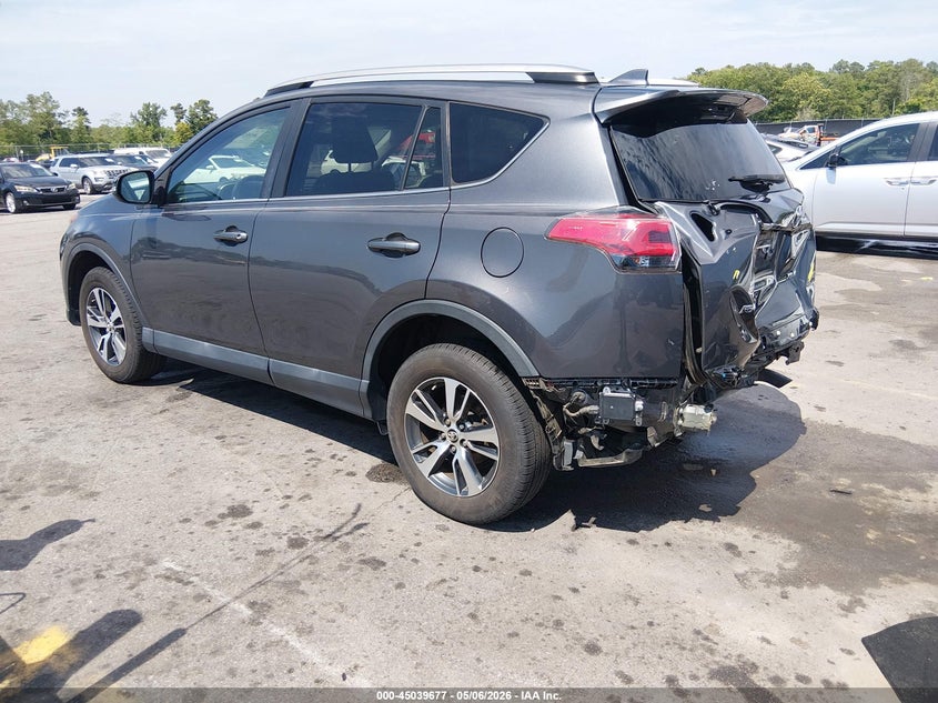2018 Toyota VIN 2T3WFREVXJW516798 IAAI salvage auction — REAR END, Salvage (South Carolina), sold $4,300 on 2026-07-10 (photo 3)